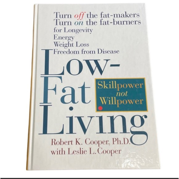Low-Fat Living by Cooper 1996- Longevity Energy Weight Loss Freedom from Disease - Picture 9 of 10